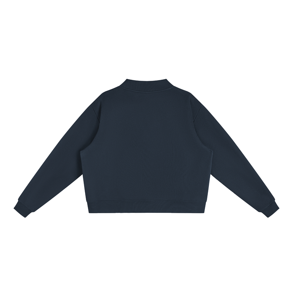 Ann Arbor Fleece Mock-Neck Crew Sweatshirt