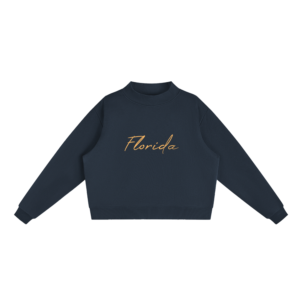 Florida Essential Fleece Mock-Neck Crew Sweatshirt