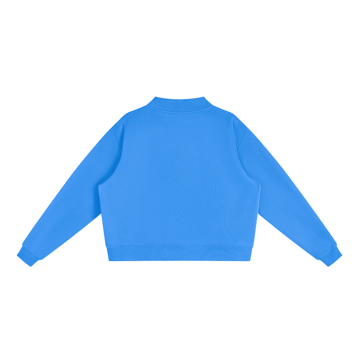 New York Essential Fleece Mock-Neck Crew Sweatshirt