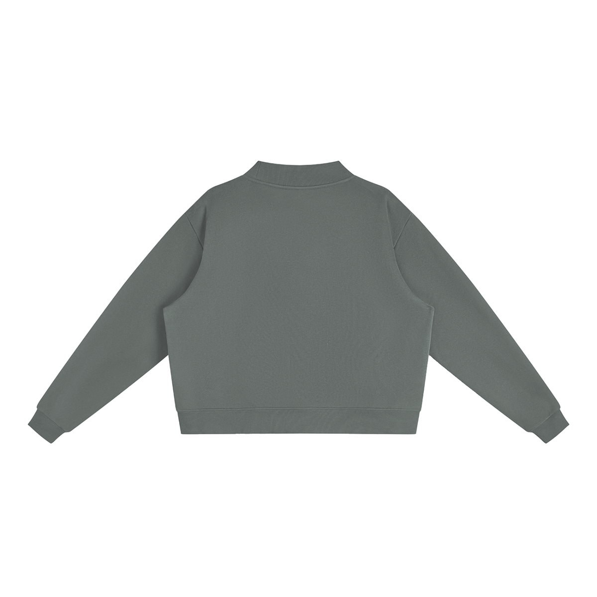 Palm Beach Essential Fleece Mock-Neck Crew Sweatshirt