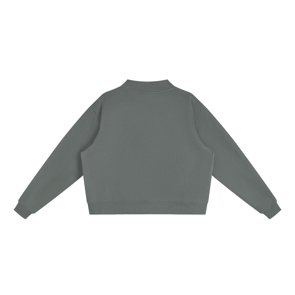 Ann Arbor Fleece Mock-Neck Crew Sweatshirt