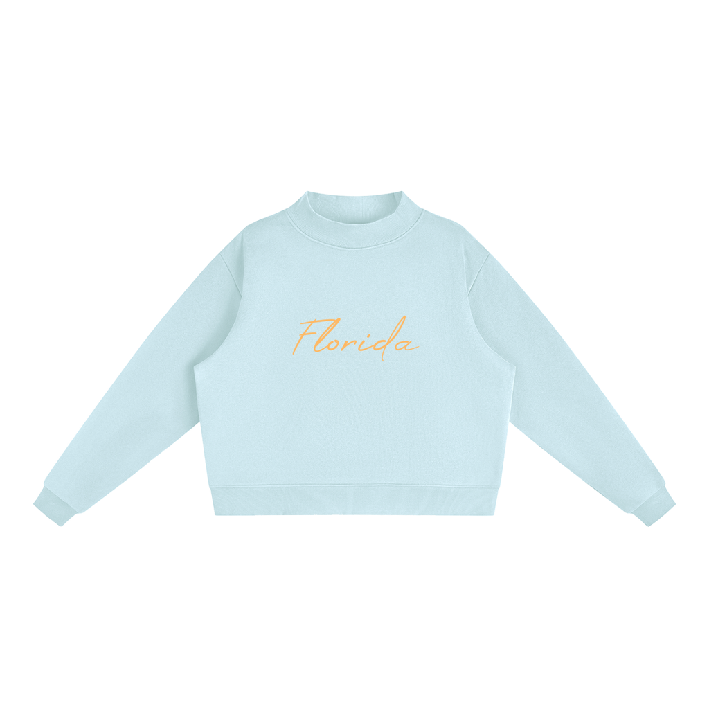 Florida Essential Fleece Mock-Neck Crew Sweatshirt
