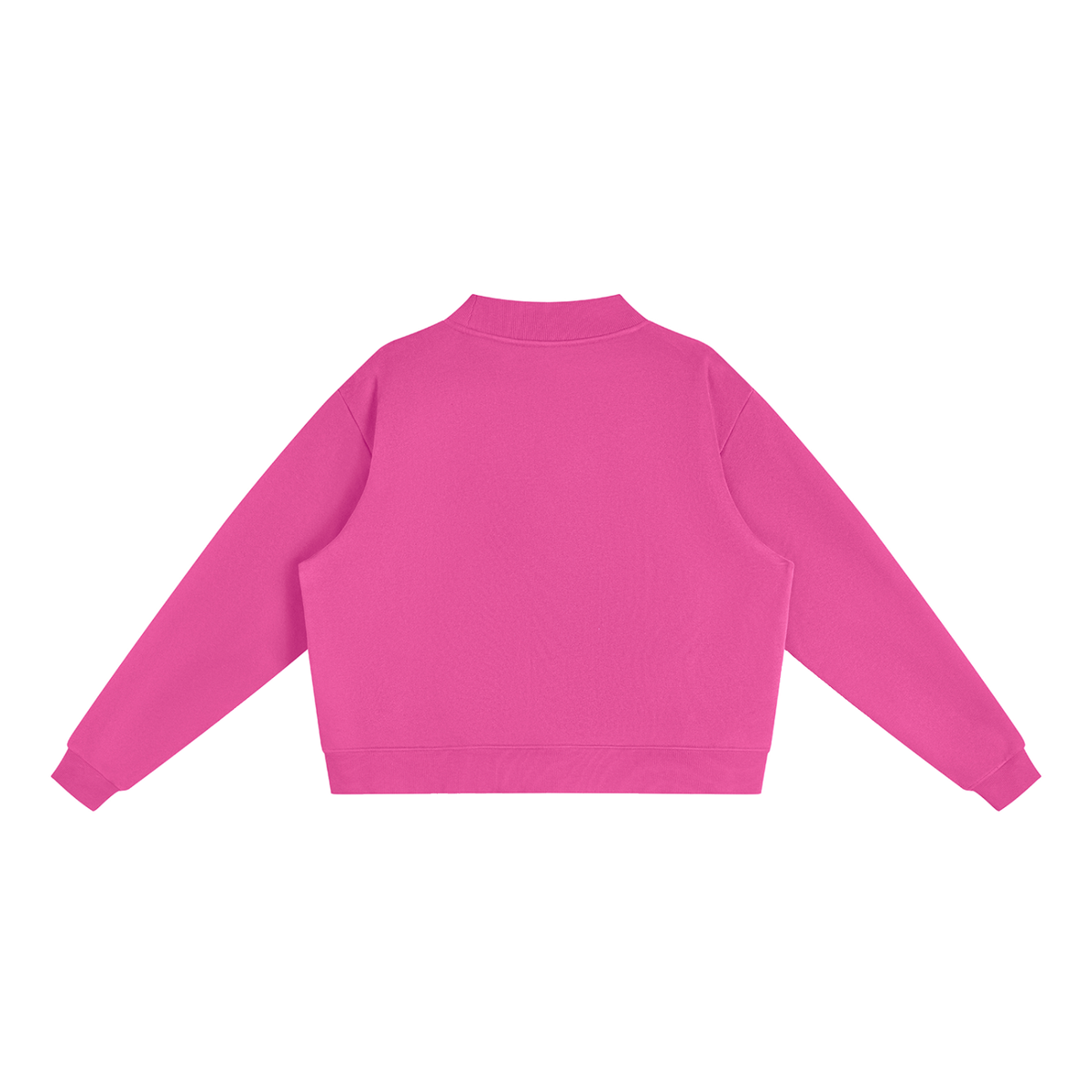 Palm Beach Essential Fleece Mock-Neck Crew Sweatshirt