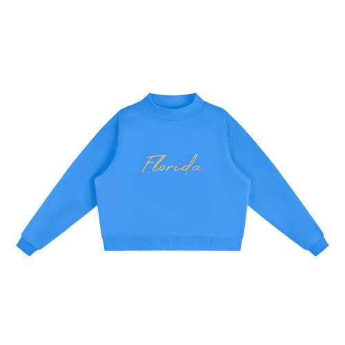 Florida Essential Fleece Mock-Neck Crew Sweatshirt