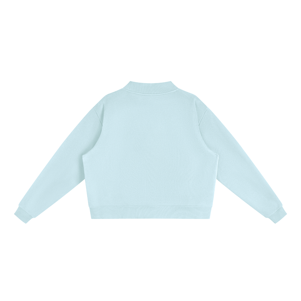 Ann Arbor Fleece Mock-Neck Crew Sweatshirt